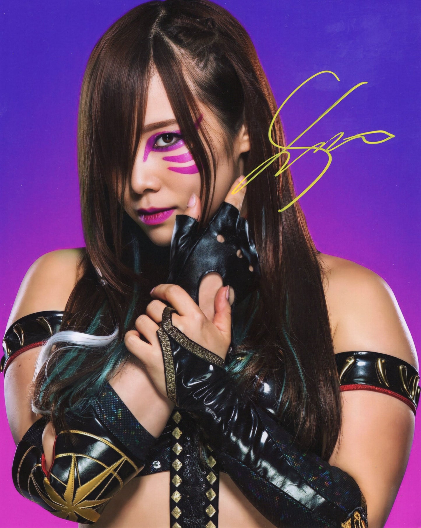 Kairi Sane funhouse metallic 8x10 - WWE NJPW photo signed auto autographed