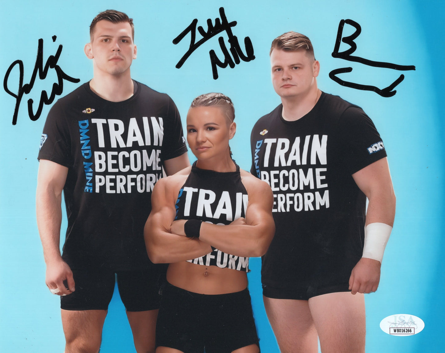 Creed Brothers ivy nile (8x10) photo NXT WWE auto autographed JSA COA