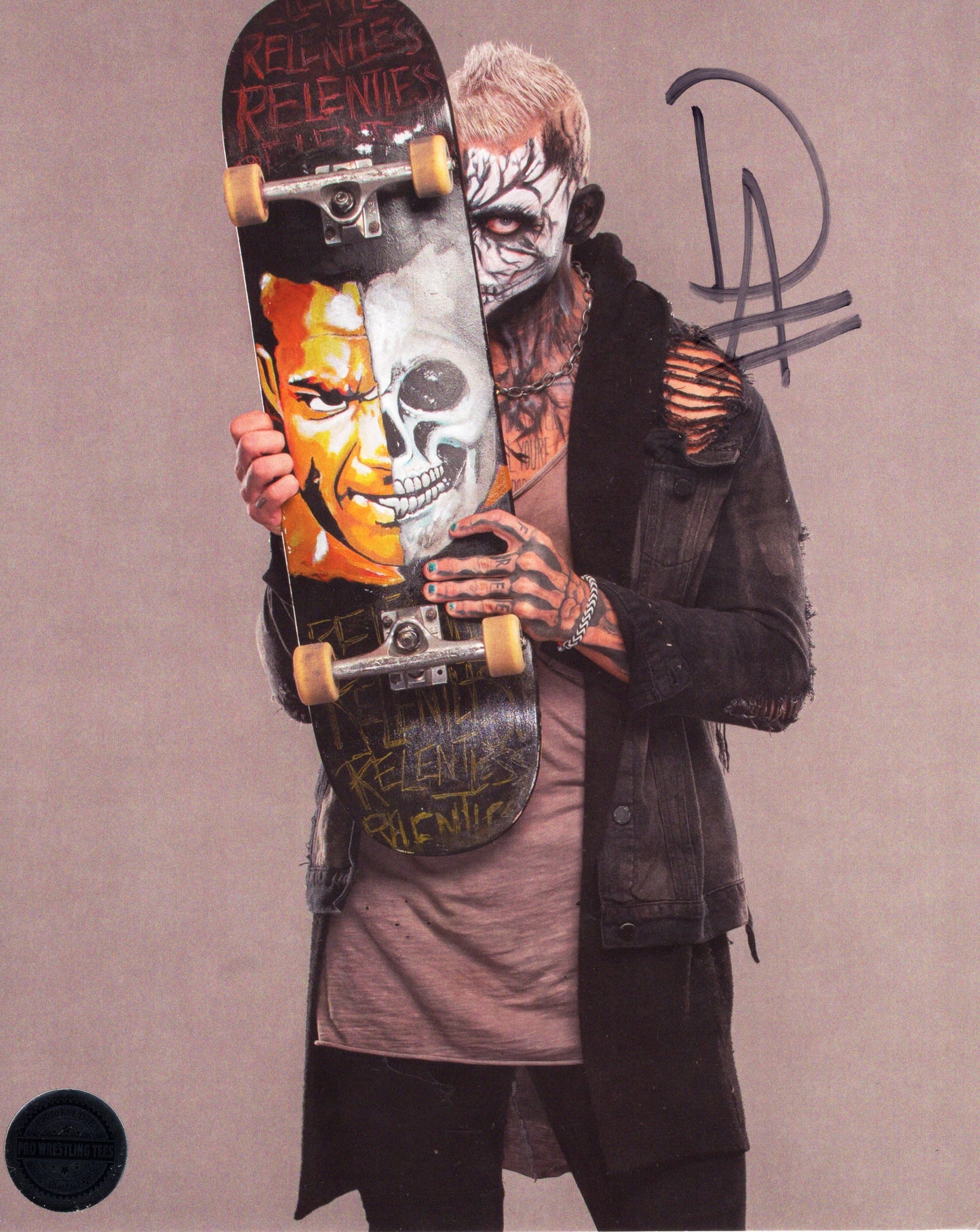 Darby Allin Allen signed (8x10) photo AEW auto autographed COA