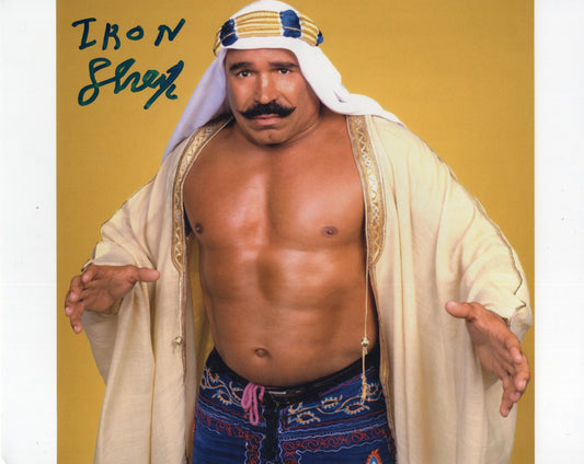 Iron Sheik  Shiek signed (8x10) photo WWE WWF auto autographed