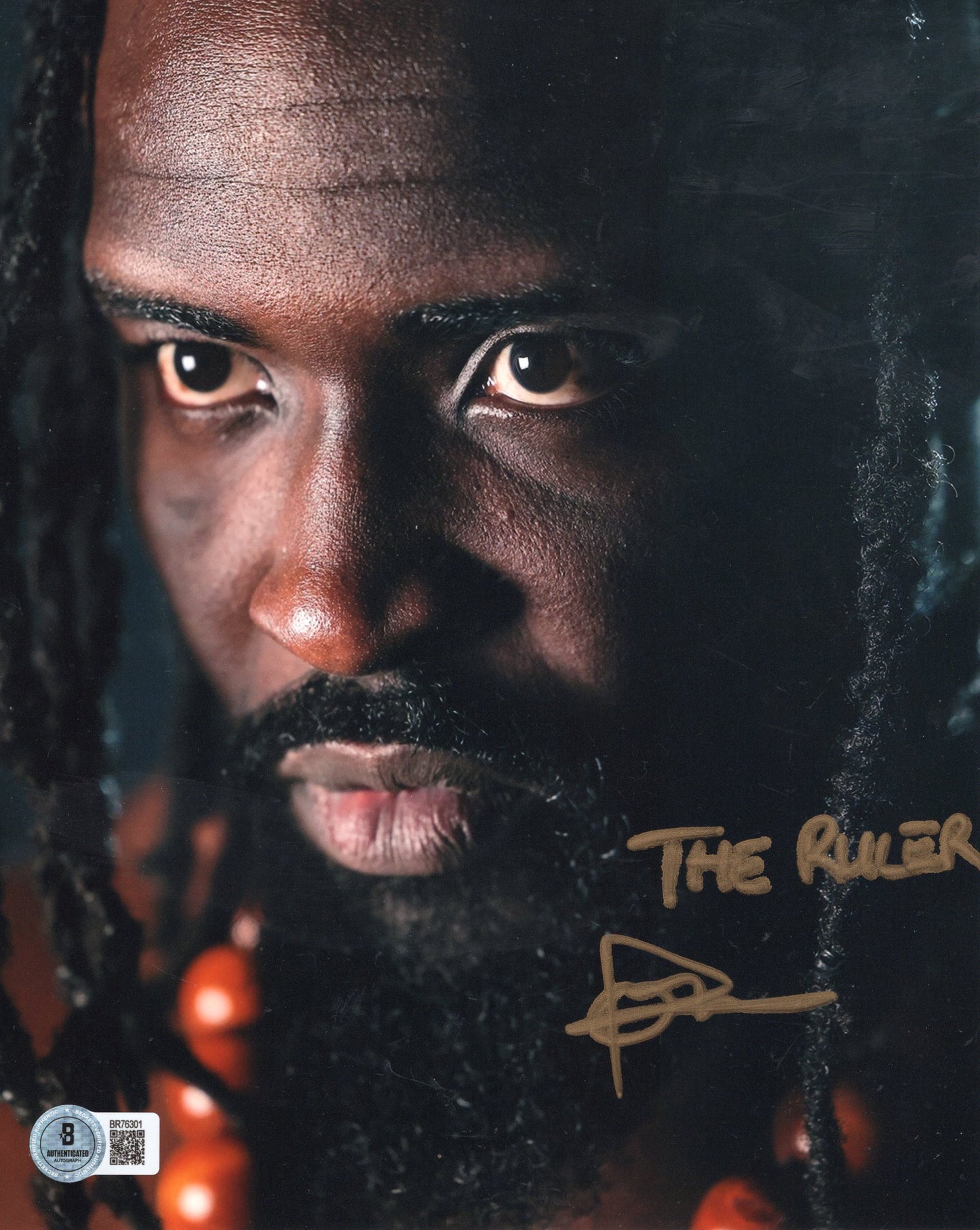 Oba Femi (8x10) Beckett COA NXT WWE photo signed auto autographed inscribed