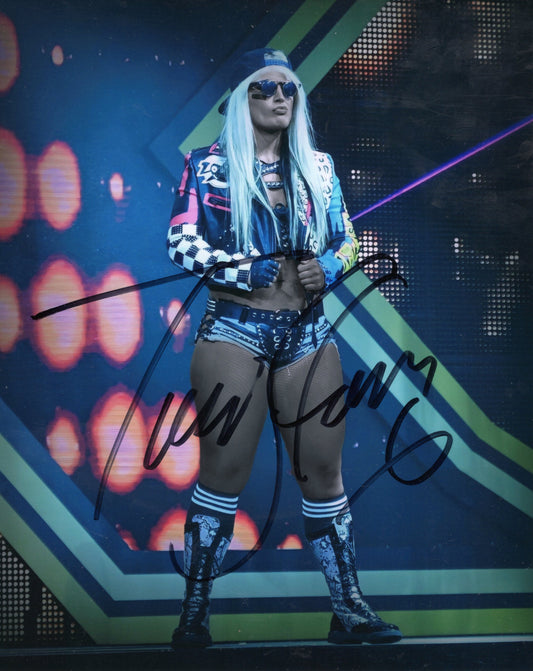 Toni Storm (8x10 metallic) funhouse AEW photo signed auto autographed