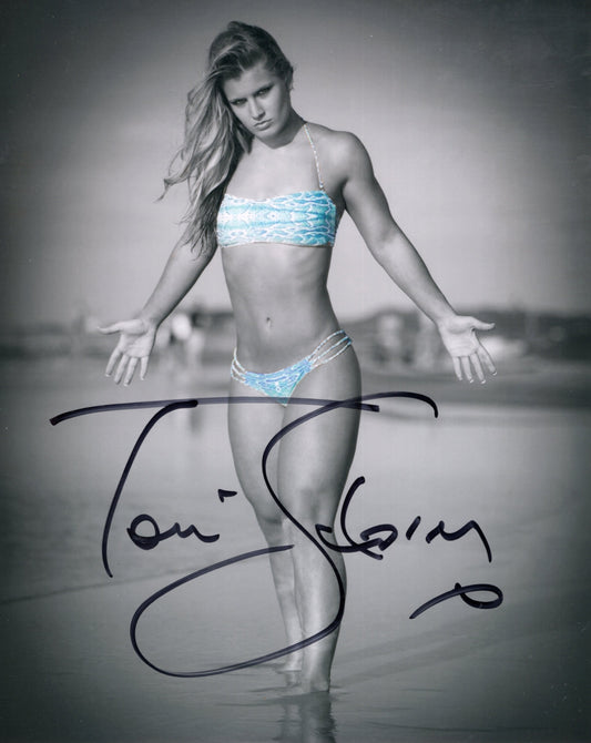 Toni Storm (8x10 metallic) funhouse AEW photo signed auto autographed