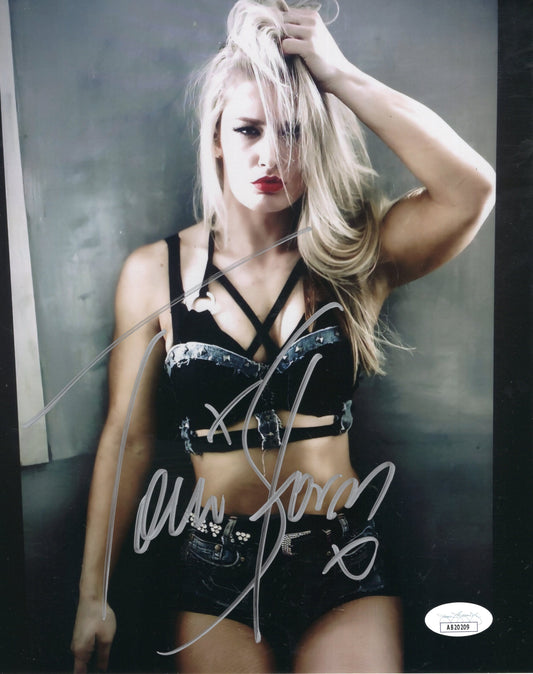 Toni Storm JSA COA (8x10 metallic) funhouse AEW photo signed auto autographed