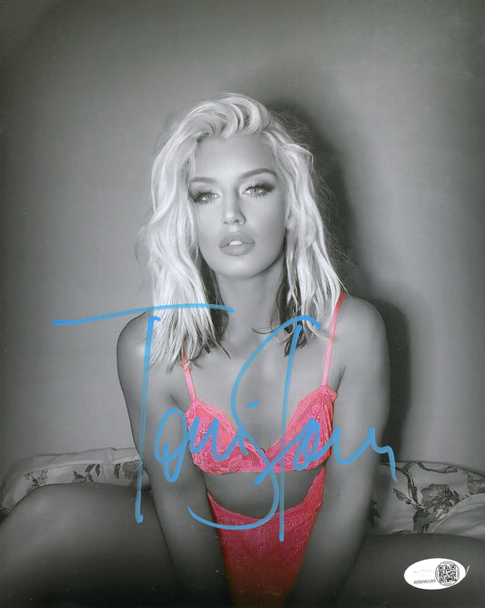 Toni Storm JSA COA (8x10 metallic) funhouse AEW photo signed auto autographed