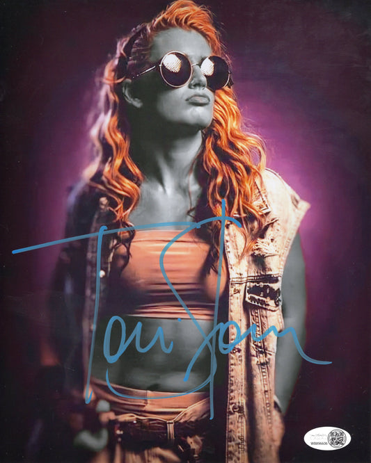 Toni Storm JSA COA (8x10 metallic) funhouse AEW photo signed auto autographed