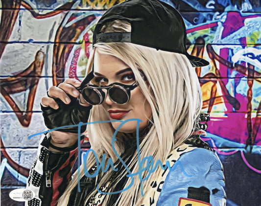 Toni Storm JSA COA (8x10 metallic) funhouse AEW photo signed auto autographed