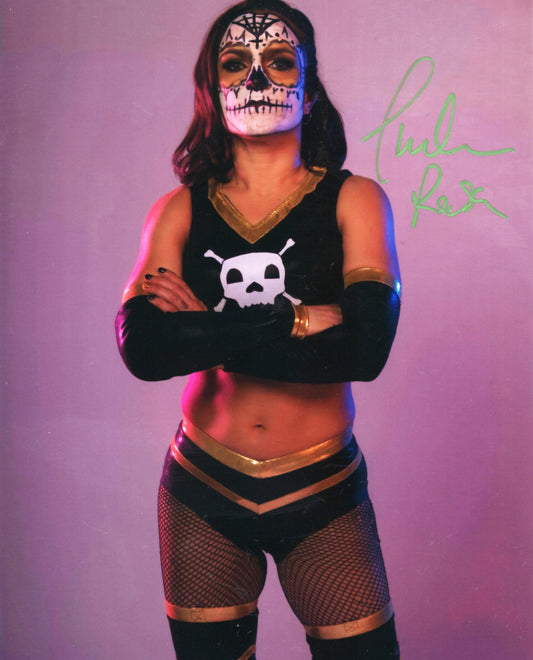 Thunder Rosa (metallic 8x10) AEW funhouse photo signed auto autographed