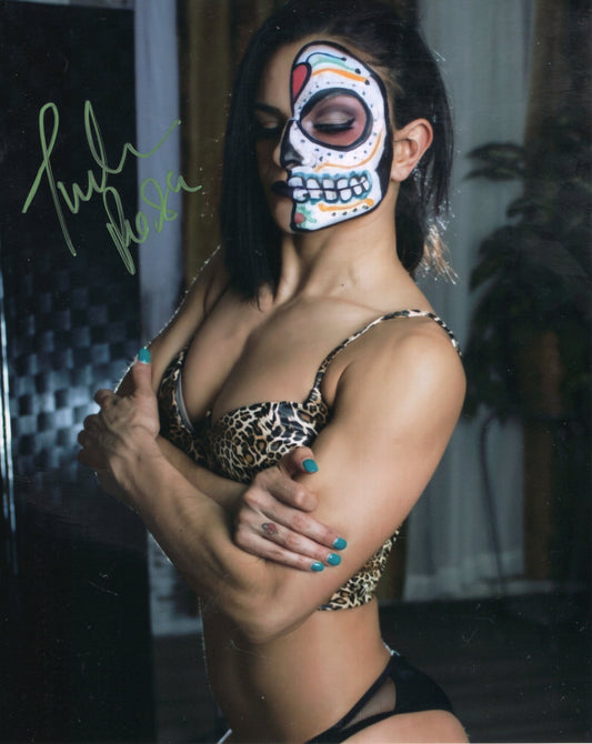 Thunder Rosa (metallic 8x10) AEW funhouse photo signed auto autographed