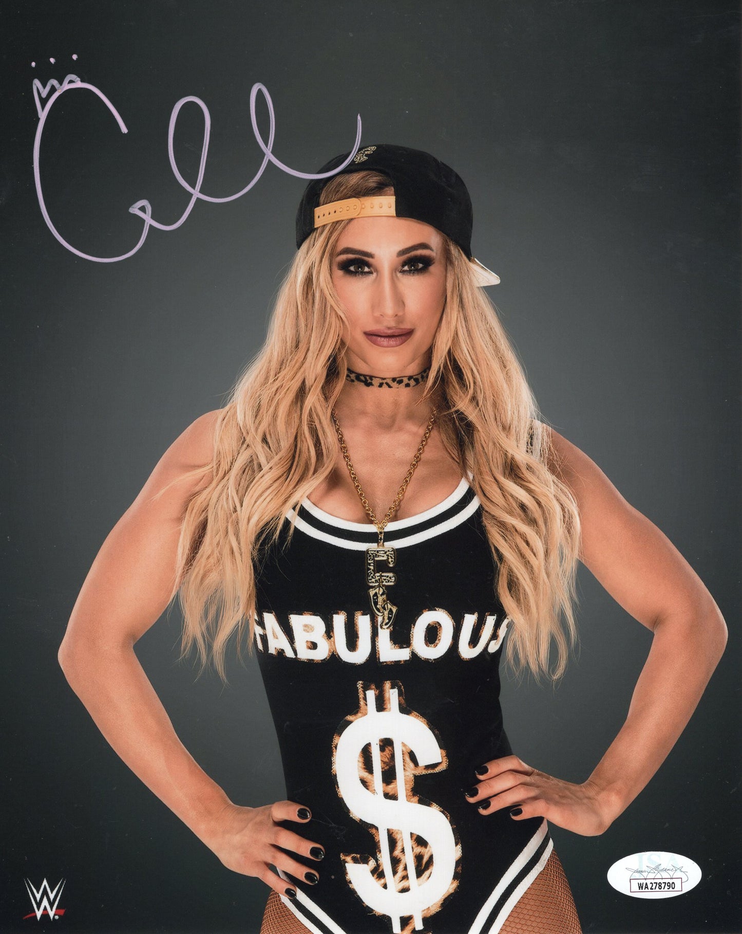 Carmella 8x10 JSA COA photo autographed signed WWE