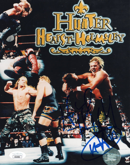 Triple H HHH JSA COA (8x10) photo signed auto autographed WWF WWE