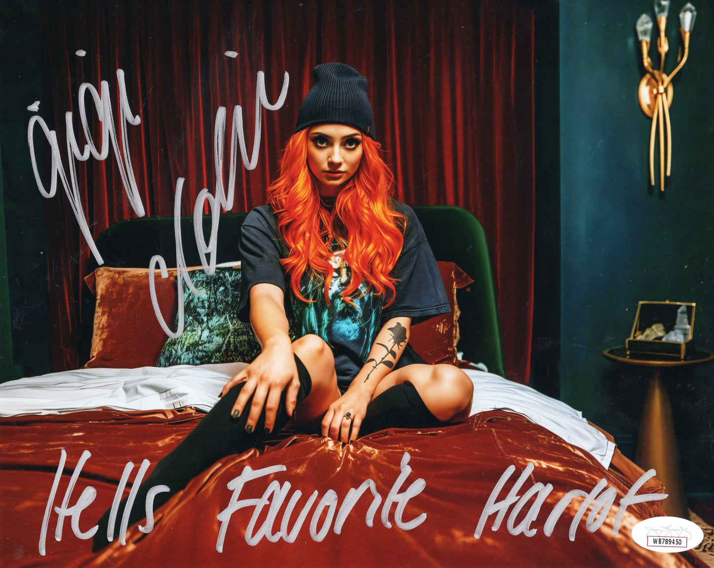 Gigi Dolin Priscila Kelly (metallic 8x10) JSA COA WWE NXT photo signed auto autographed inscribed