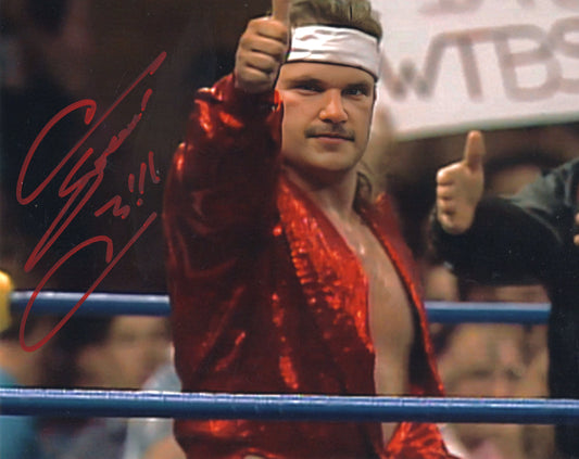 George South (8x10) WCW WWF Jim Crokett Promotions photo signed auto autographed