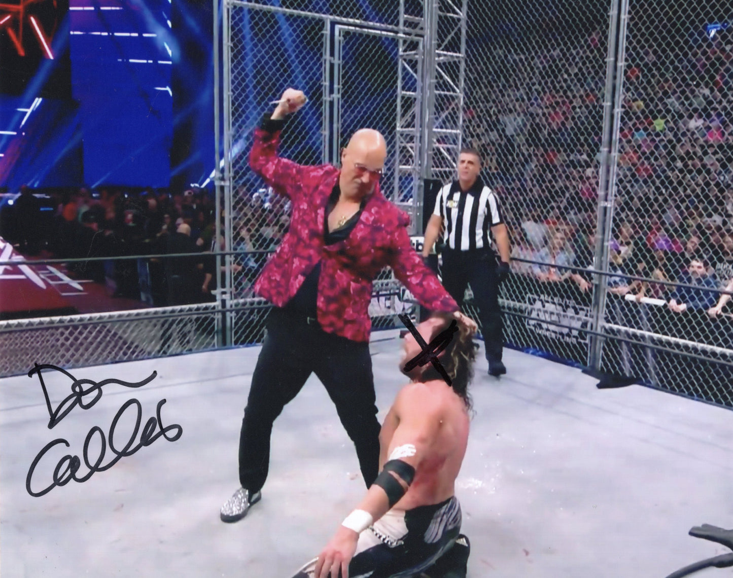 Don Callis (8x10) ECW AEW photo signed auto autographed