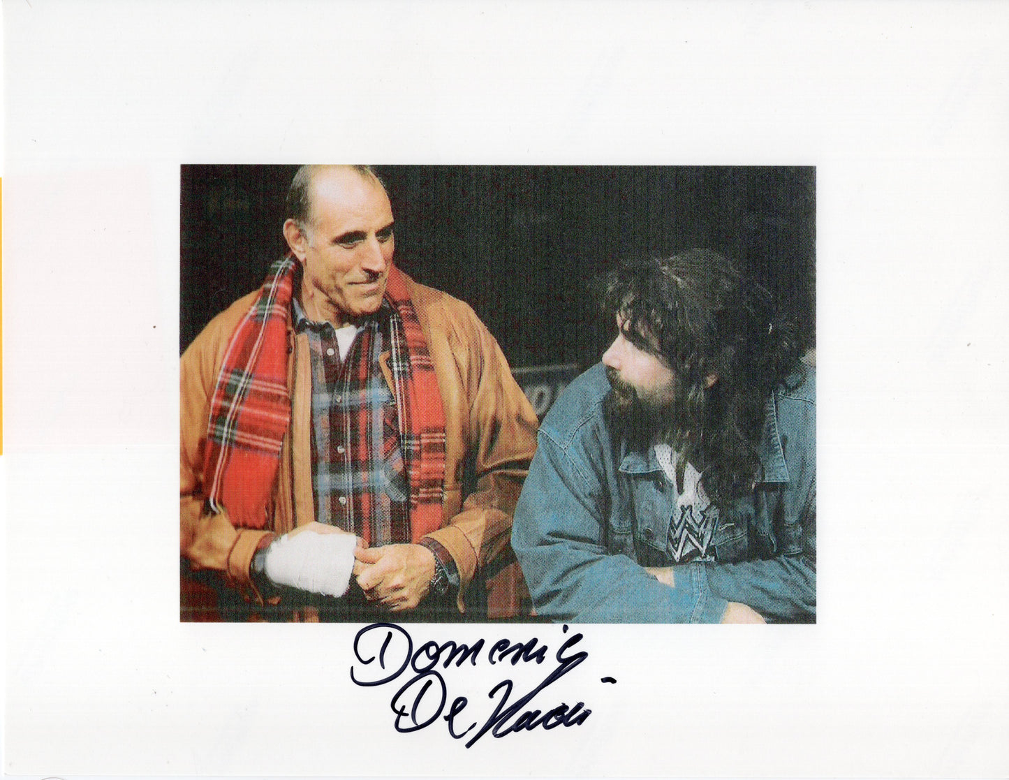 Dominic DeNucci (8.5x11) WCW photo signed auto autographed