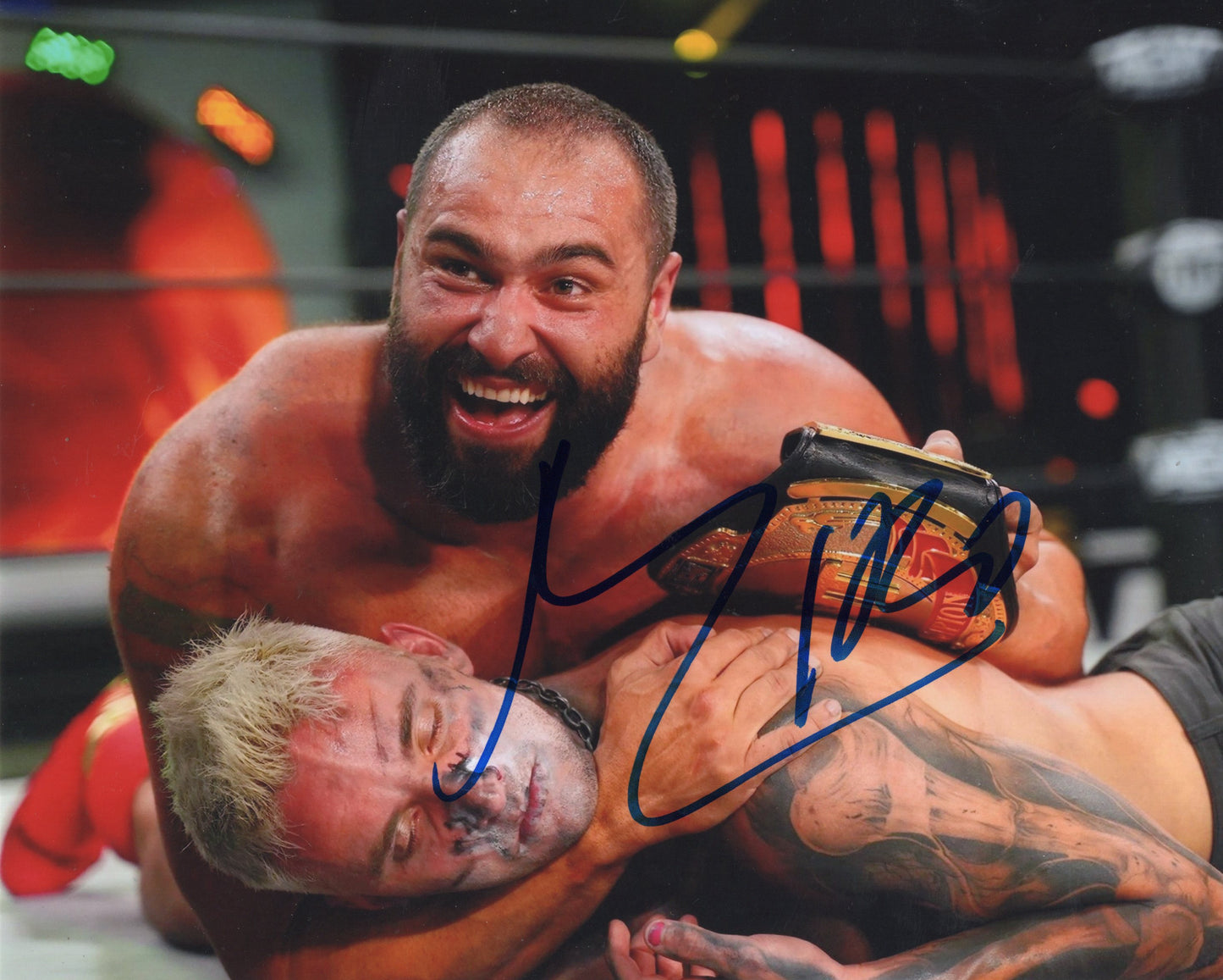 Miro aka rusev 8x10 (photo) signed auto autographed AEW WWE