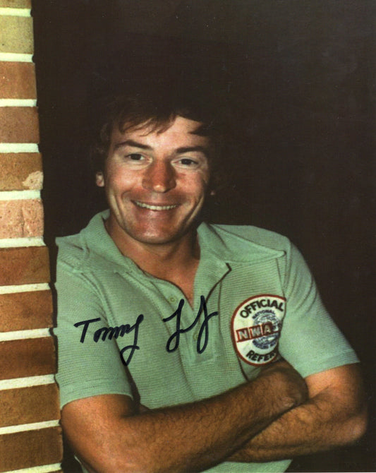 Tommy Young (8x10) photo signed auto autographed WCW WWF AWA NWA