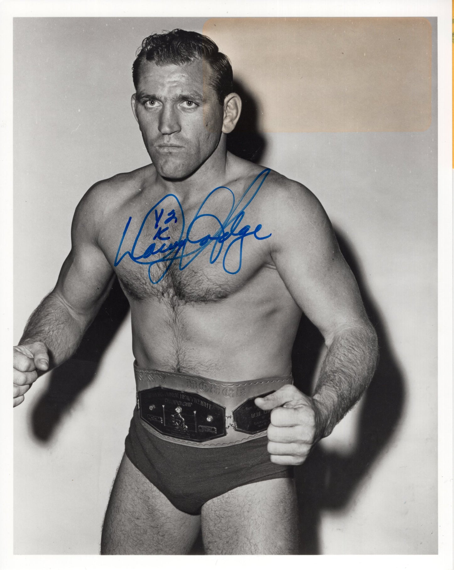 Danny Hodge NWA signed autographed 8x10 photo RARE