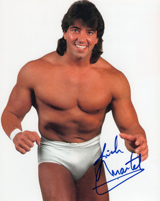 The Model Rick Martel WWF AWA signed autographed 8x10 photo