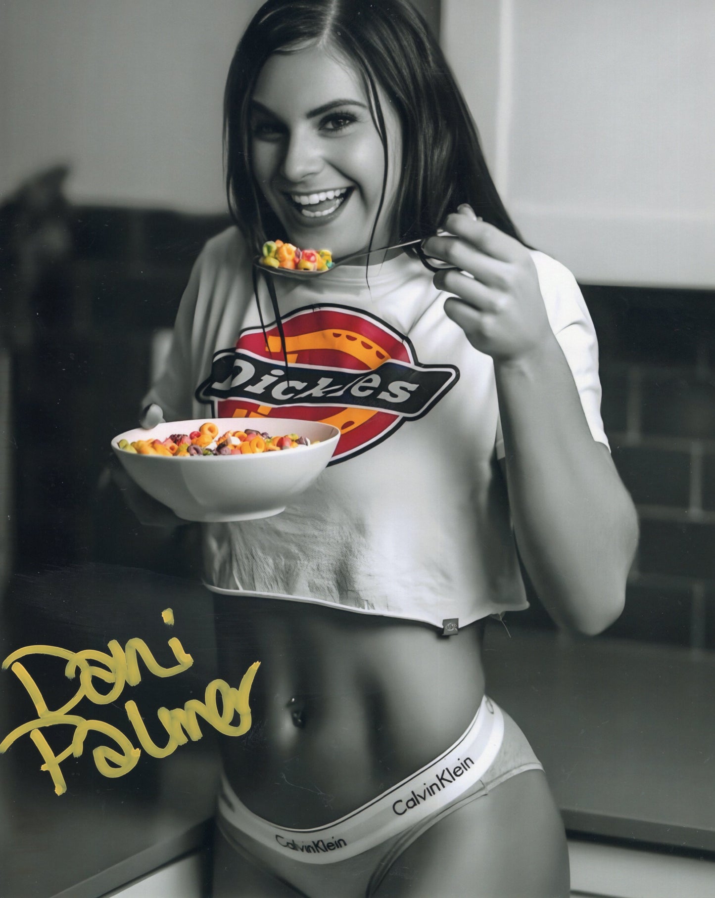 Dani Palmer (8x10) metallic Autograph signed Photo WWE NXT Sexy auto