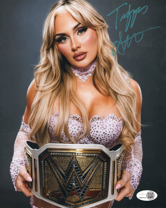 Tiffany Stratton (8x10 metallic) JSA COA WWE NXT autograph signed photo