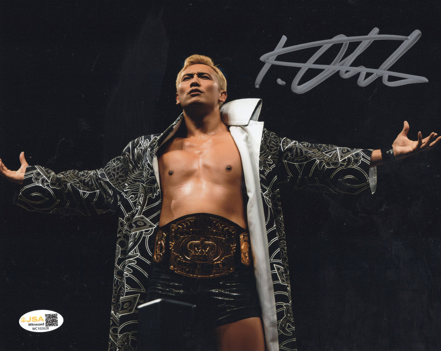 Kazuchika Okada (8x10) AEW NJPW  photo signed autographed JSA COA