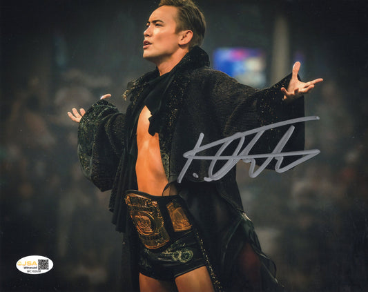 Kazuchika Okada (8x10) AEW NJPW  photo signed autographed JSA COA
