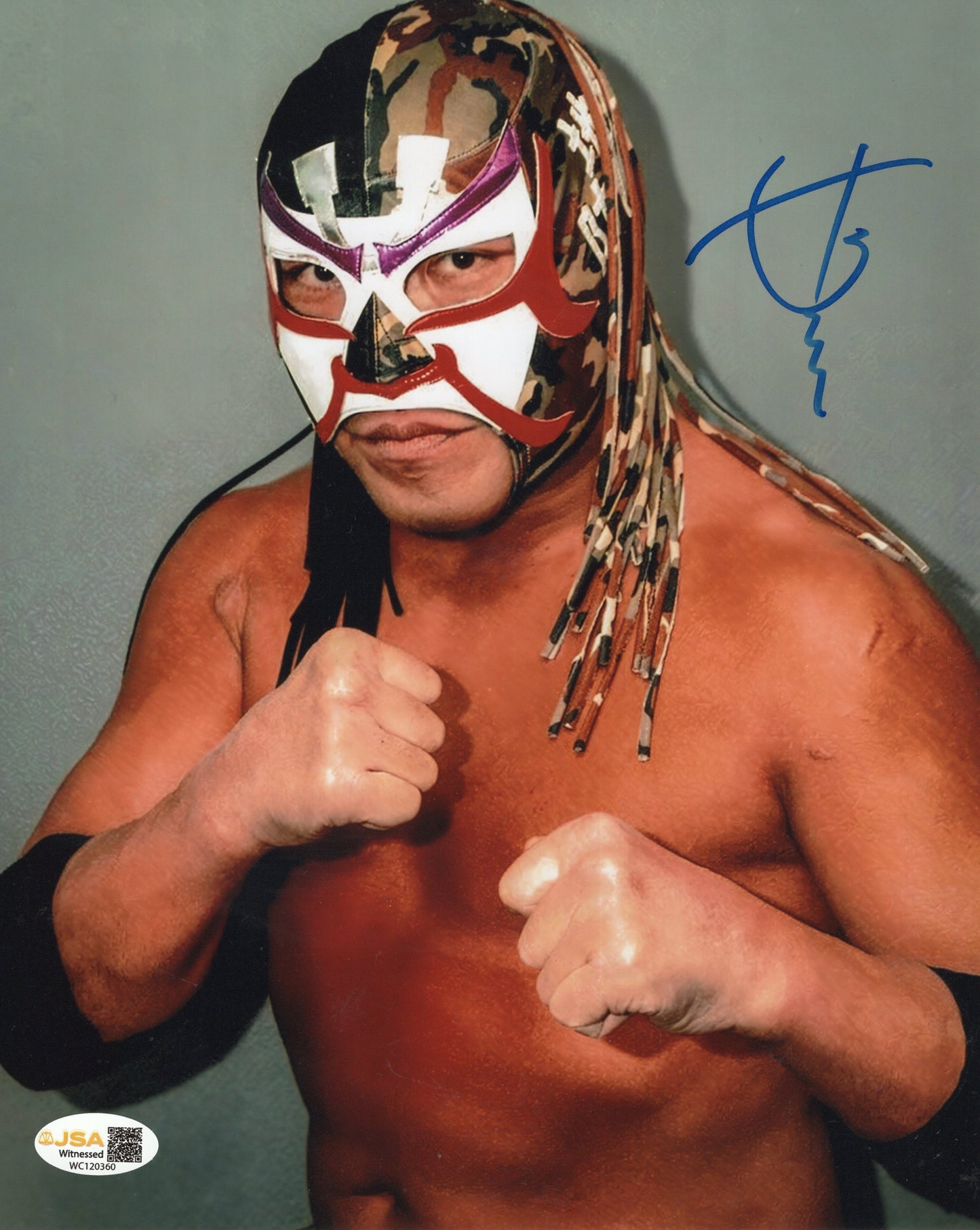 The Great Sasuke (8x10) AEW photo signed auto autographed NJPW JSA COA