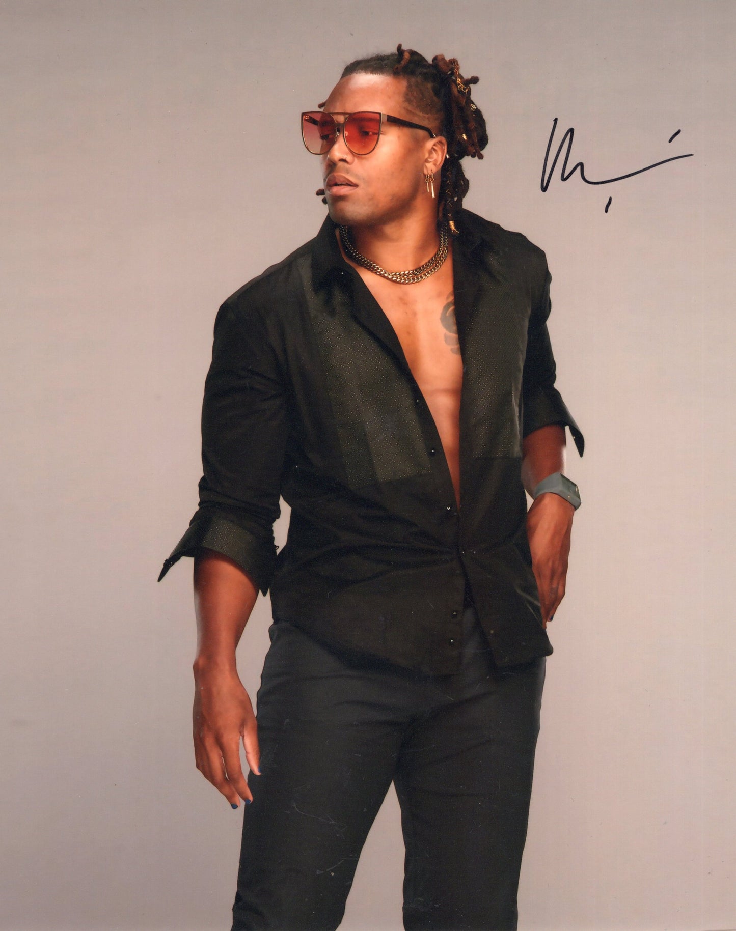 Mace AEW WWE NXT signed (8x10) photo auto autographed