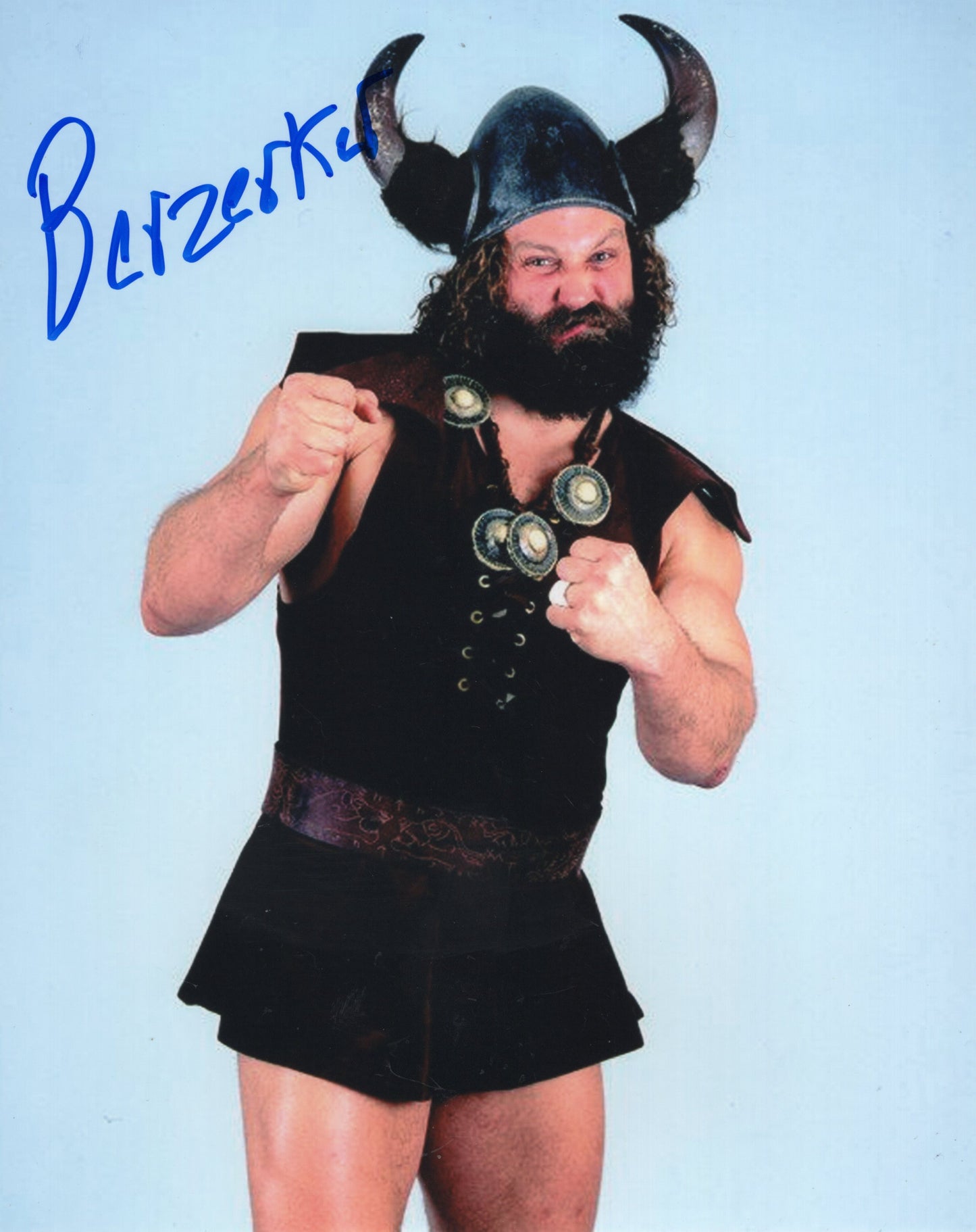 Berzerker 8x10 photo signed auto autographed WWE WWE