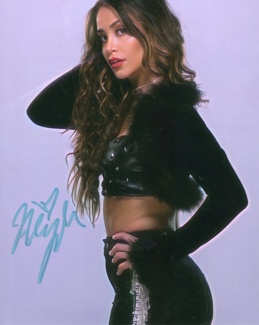 Aliyah (8x10 metallic) WWE NXT photo signed auto autographed