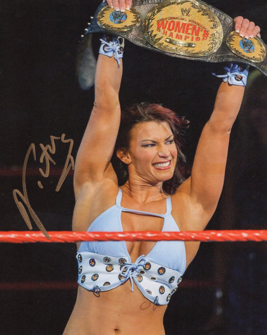 Victoria (8x10) photo signed auto autographed WWE WWF