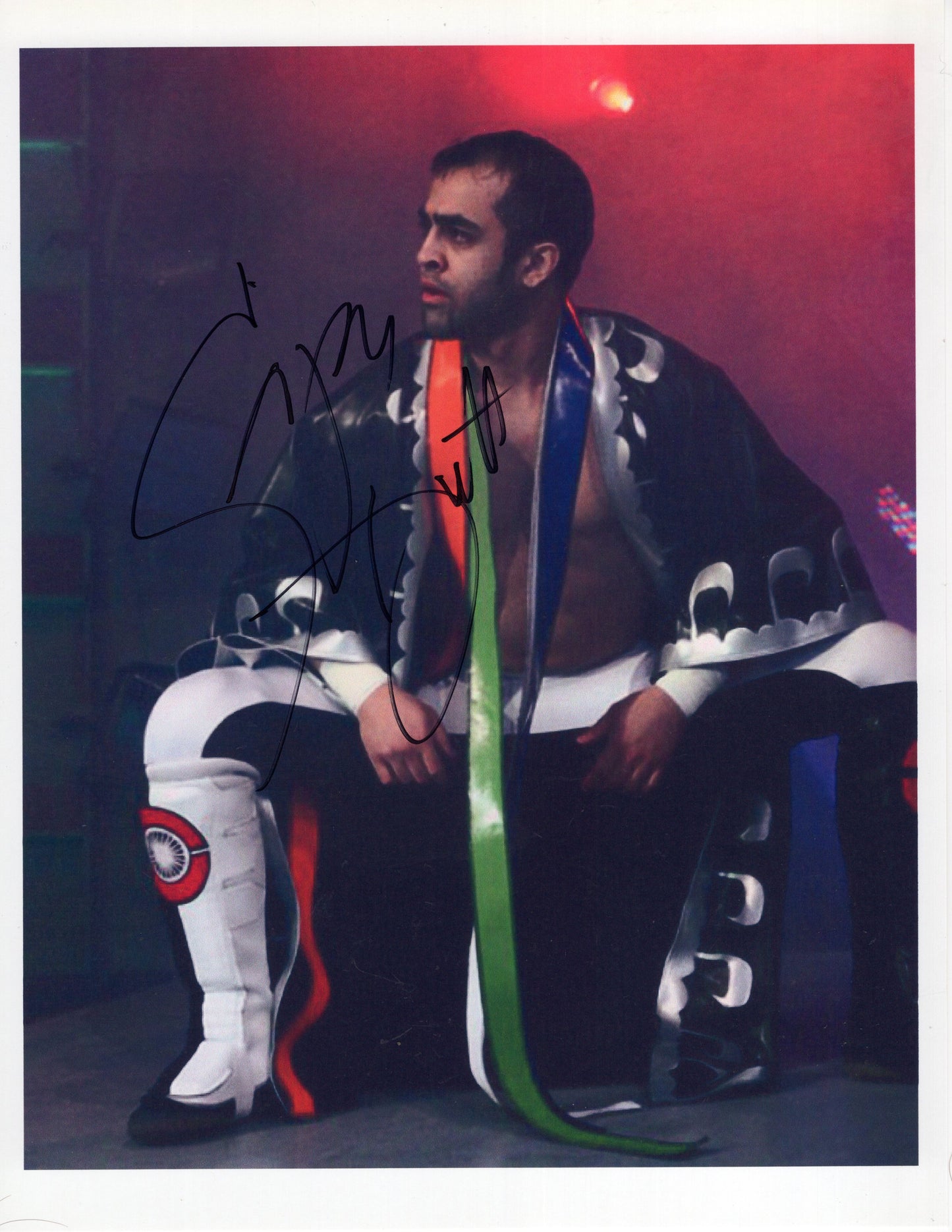 Sonjay Dutt 8.5x11 photo signed auto autographed AEW WCW