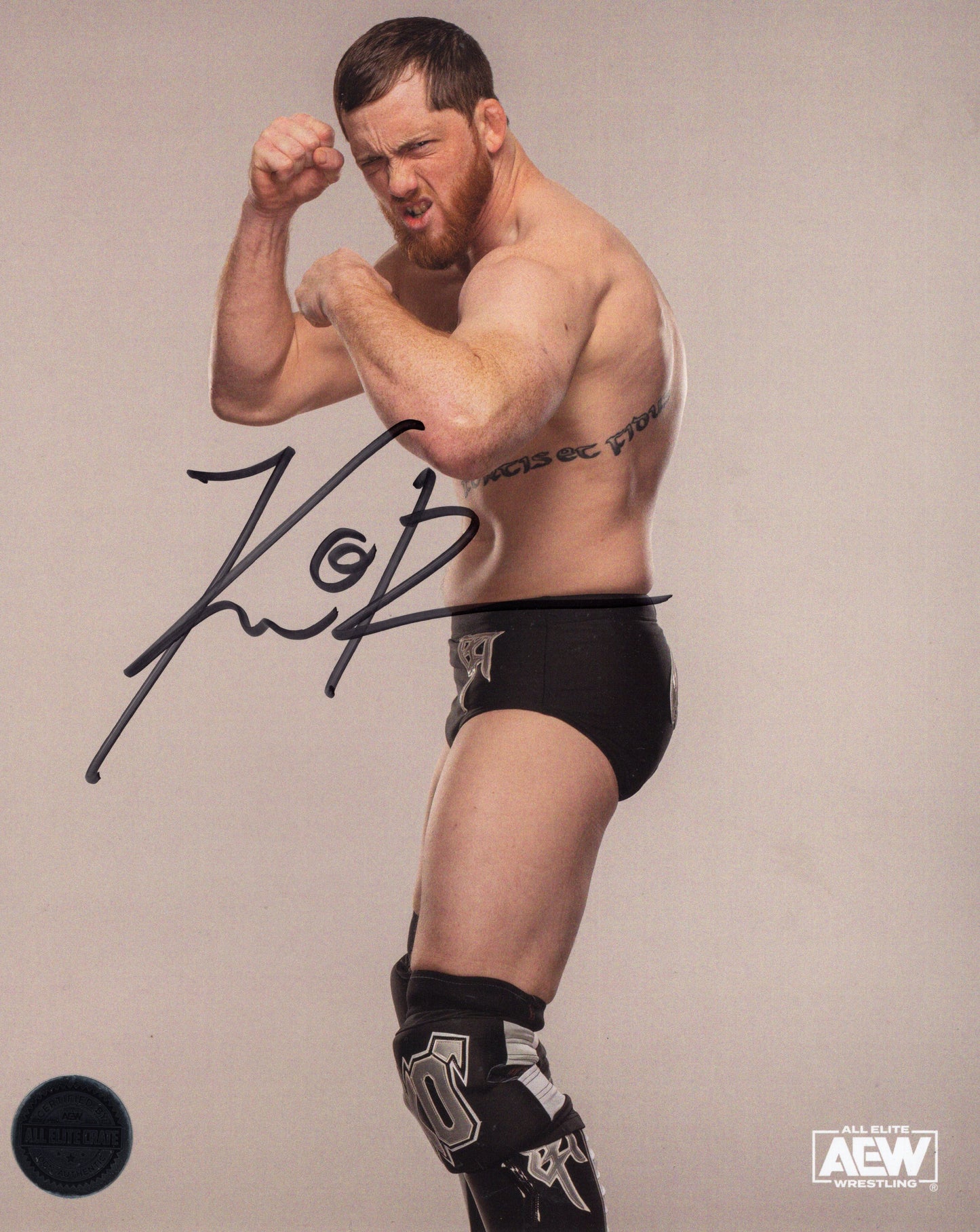 Kyle O'Reilly 8x10 photo signed auto autographed AEW TNA