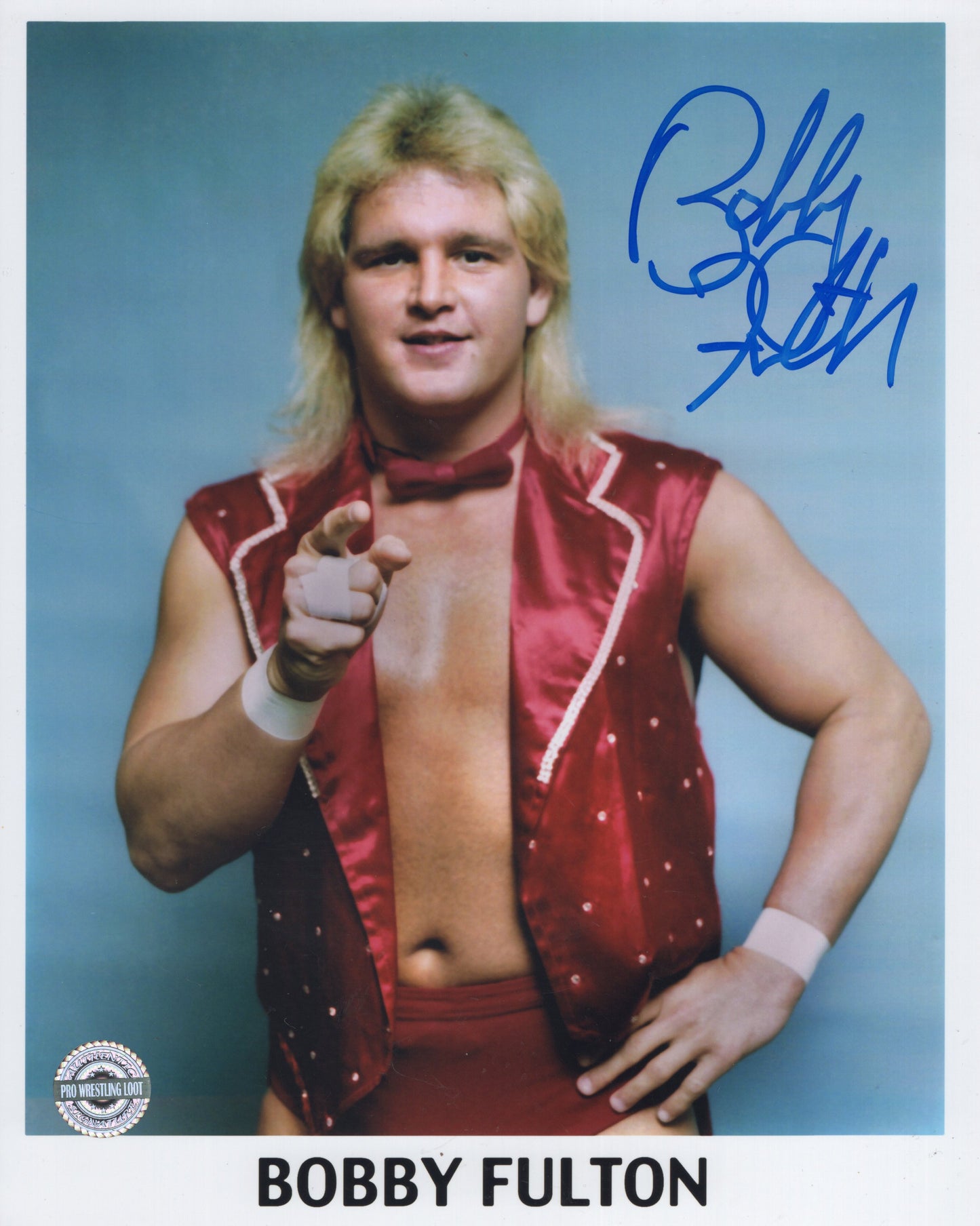 Bobby Fulton (8x10) WWF WCW photo signed auto autographed