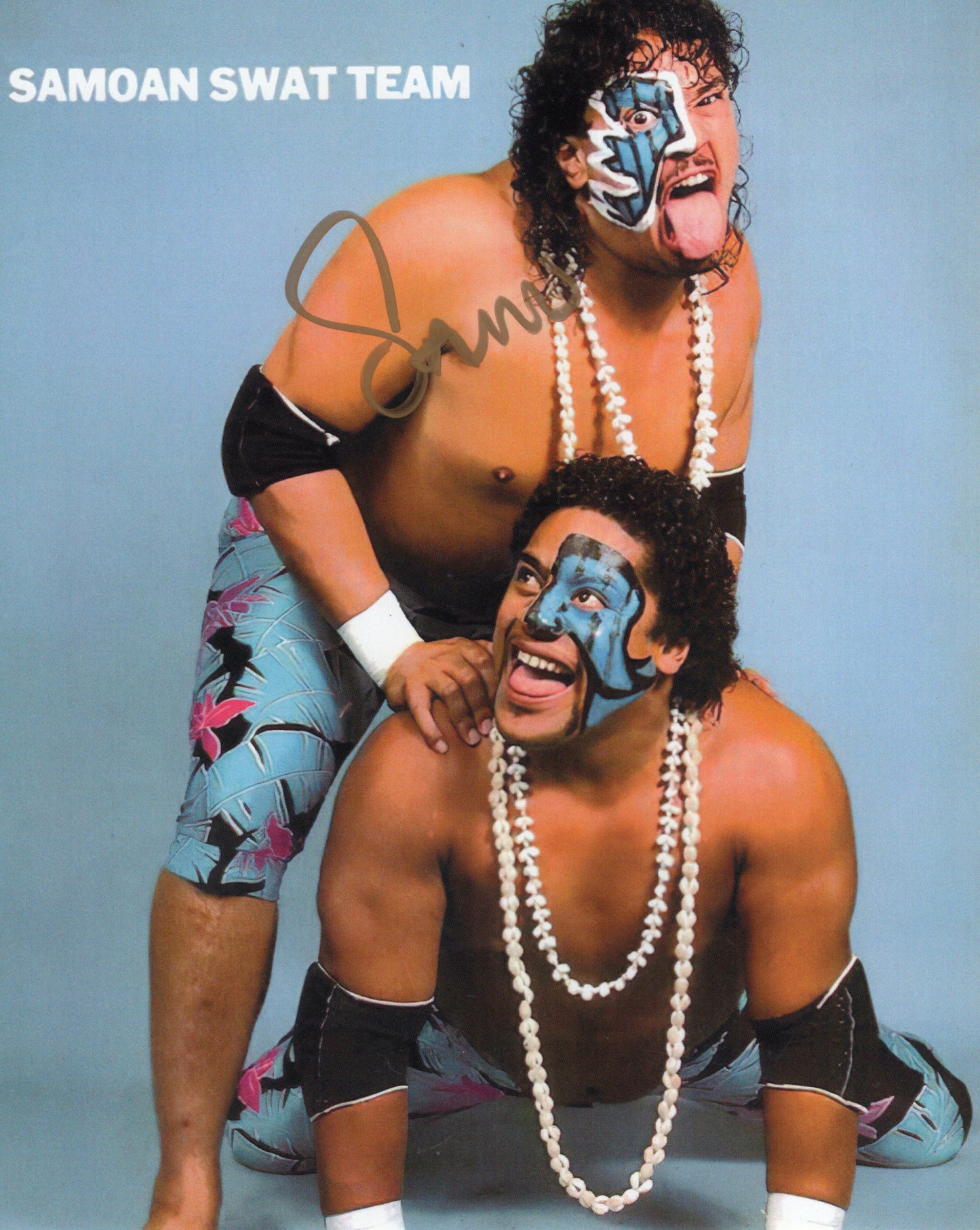 Samu (8x10) WWE WCW photo signed auto autographed