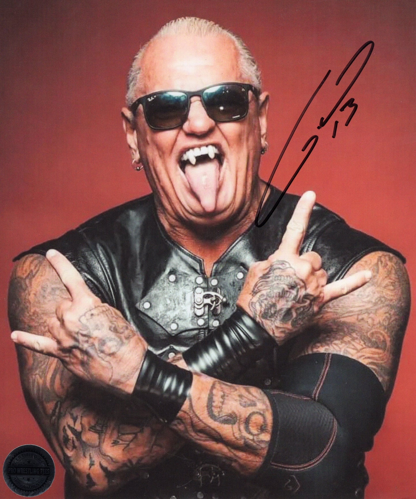 Gangrel  8x10 photo signed auto autographed AEW WWE NXT