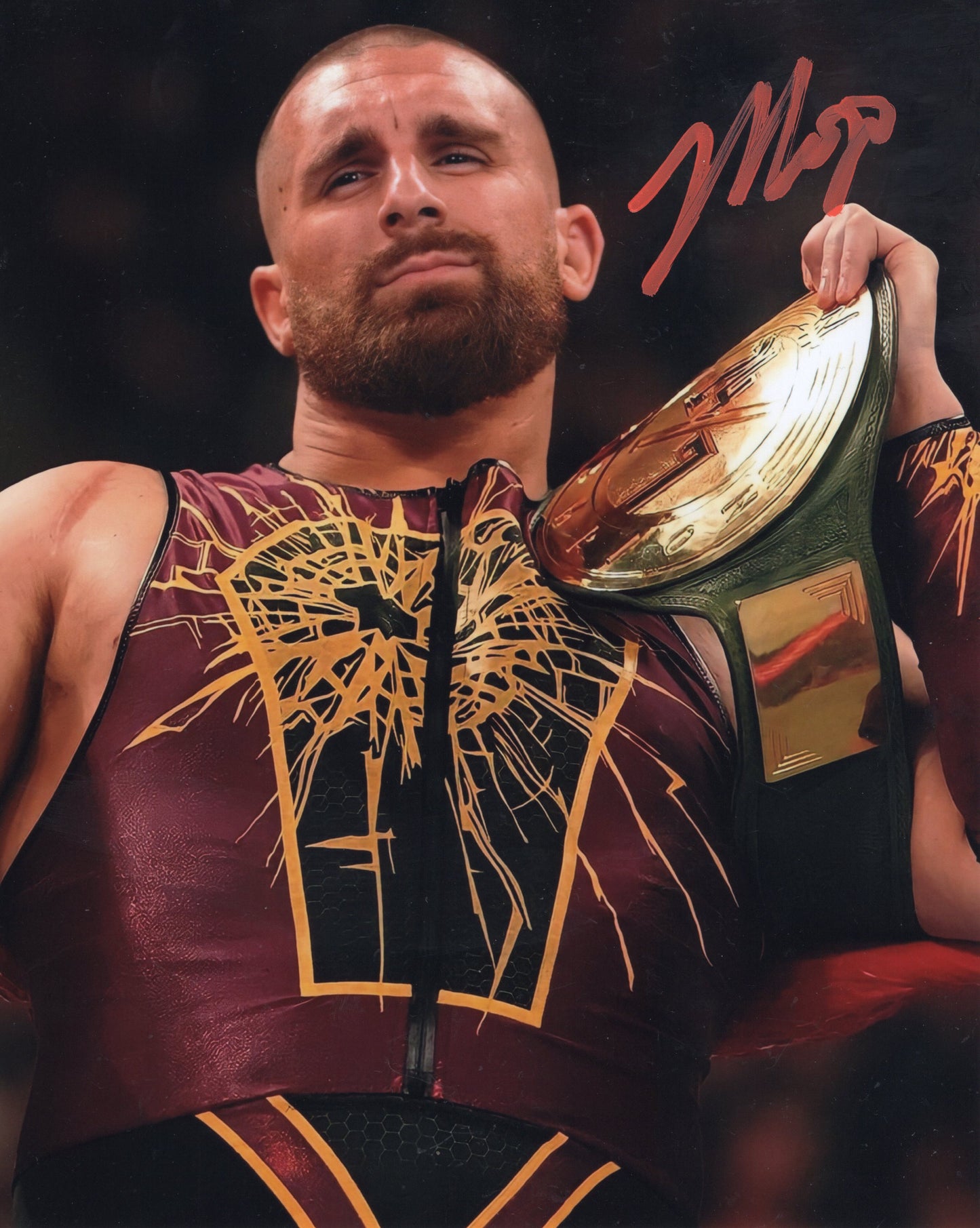 Mojo Rawley 8x10 photo signed auto autographed WWE WWF