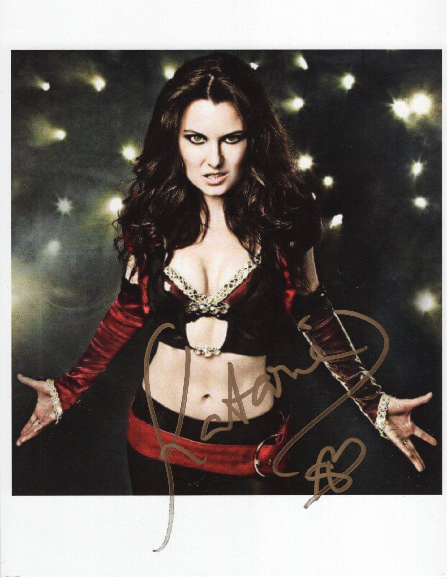 Katarina Winter 8.5x10.5 photo signed auto autographed WWF ECW