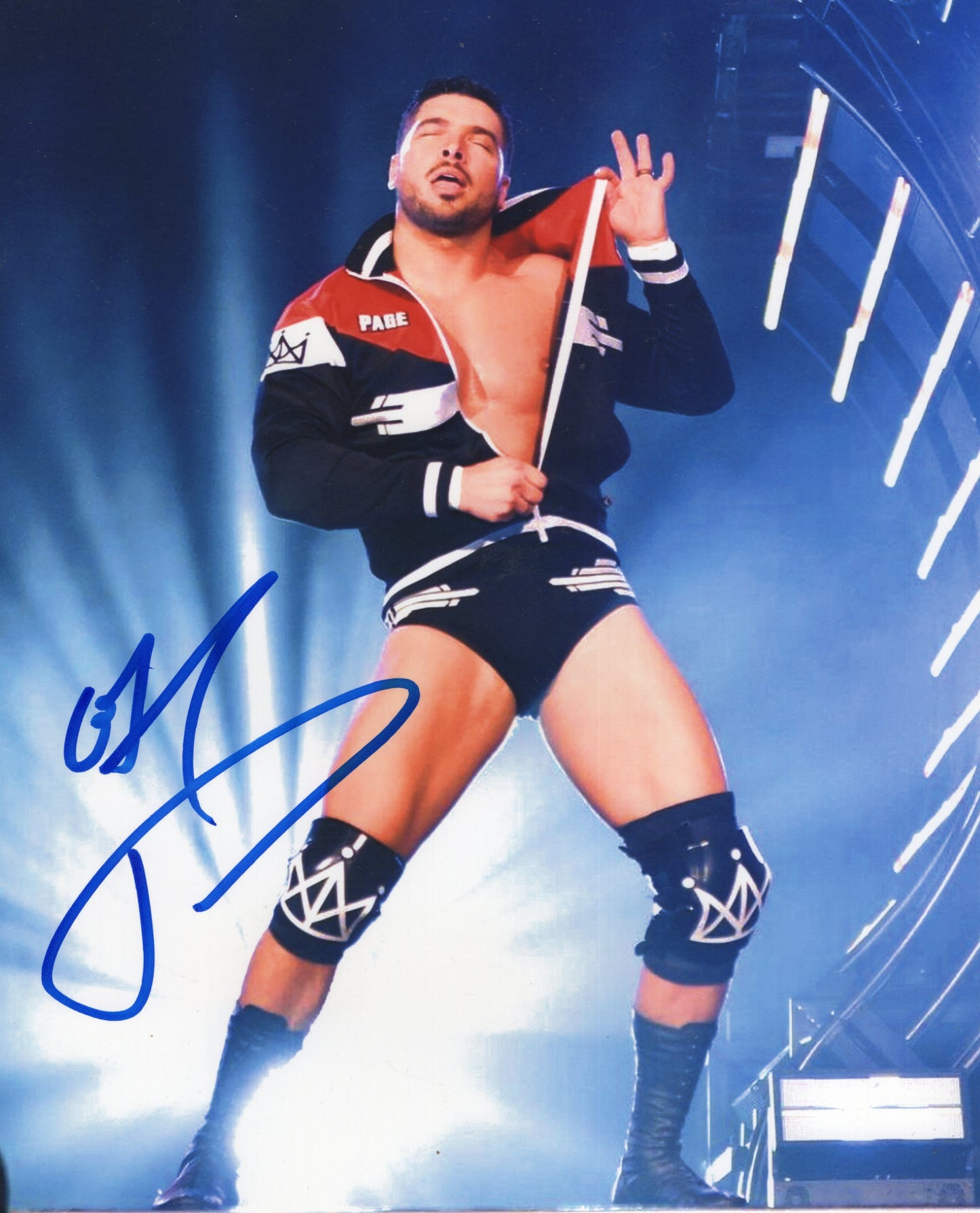Ethan Page 8x10 photo signed auto autographed TNA AEW WWE NXT