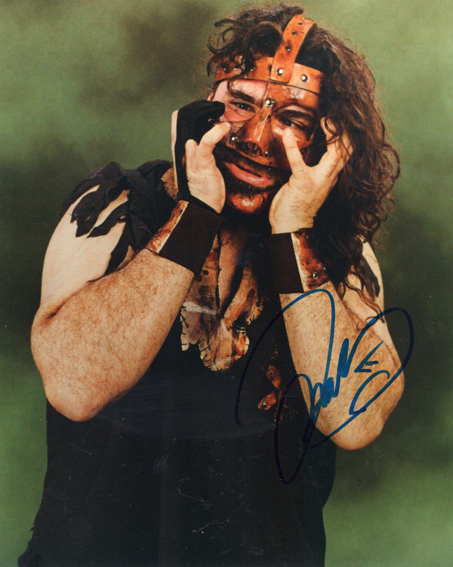 Mankind 8x10 Mick Foley Dude Love signed auto autographed WCW WWE WWF