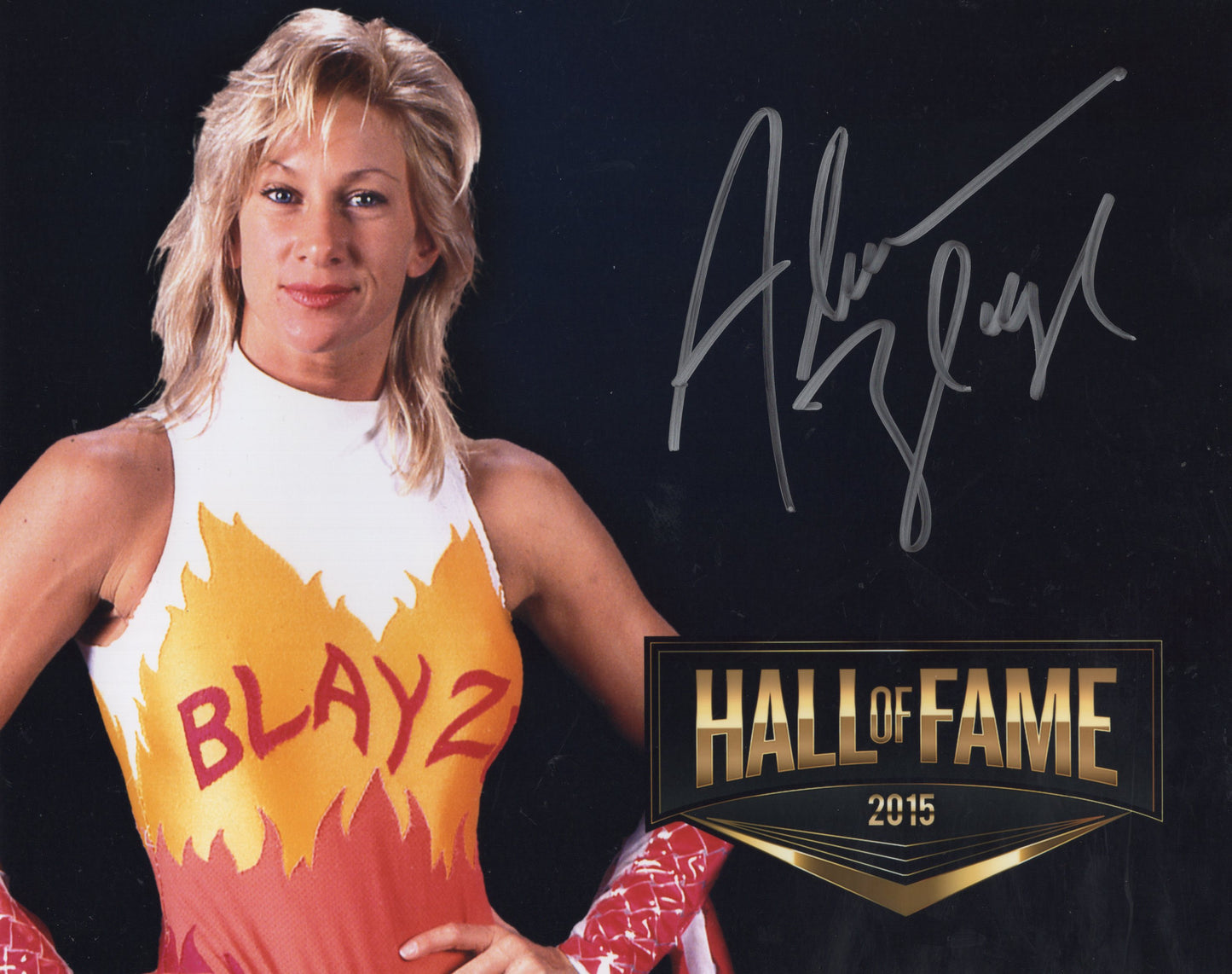 Alundra Blayze Medusa 8x10 photo signed auto autographed NWA WCW WWF