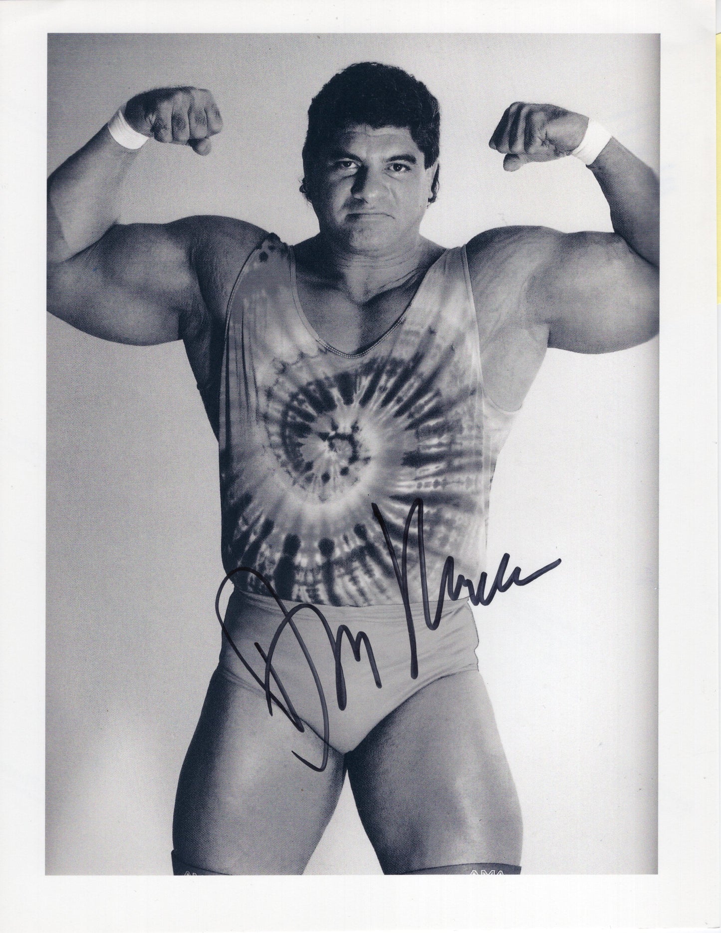 Don Muraco The Rock (8.5x11) signed autographed WWF