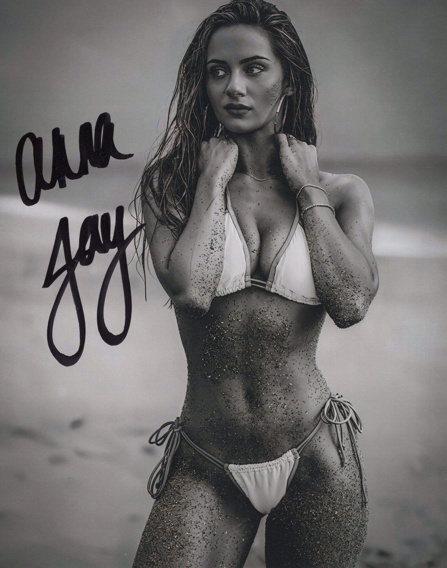 Anna Jay signed (8x10) photo AEW auto autographed