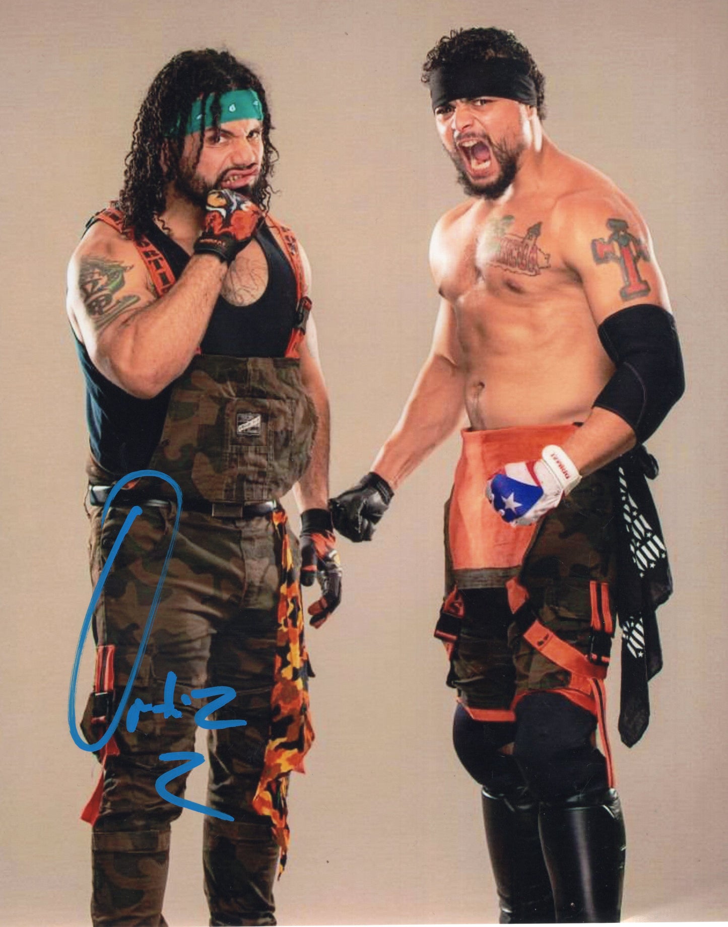 Ortiz (8x10 photo) AEW signed auto autographed TNA