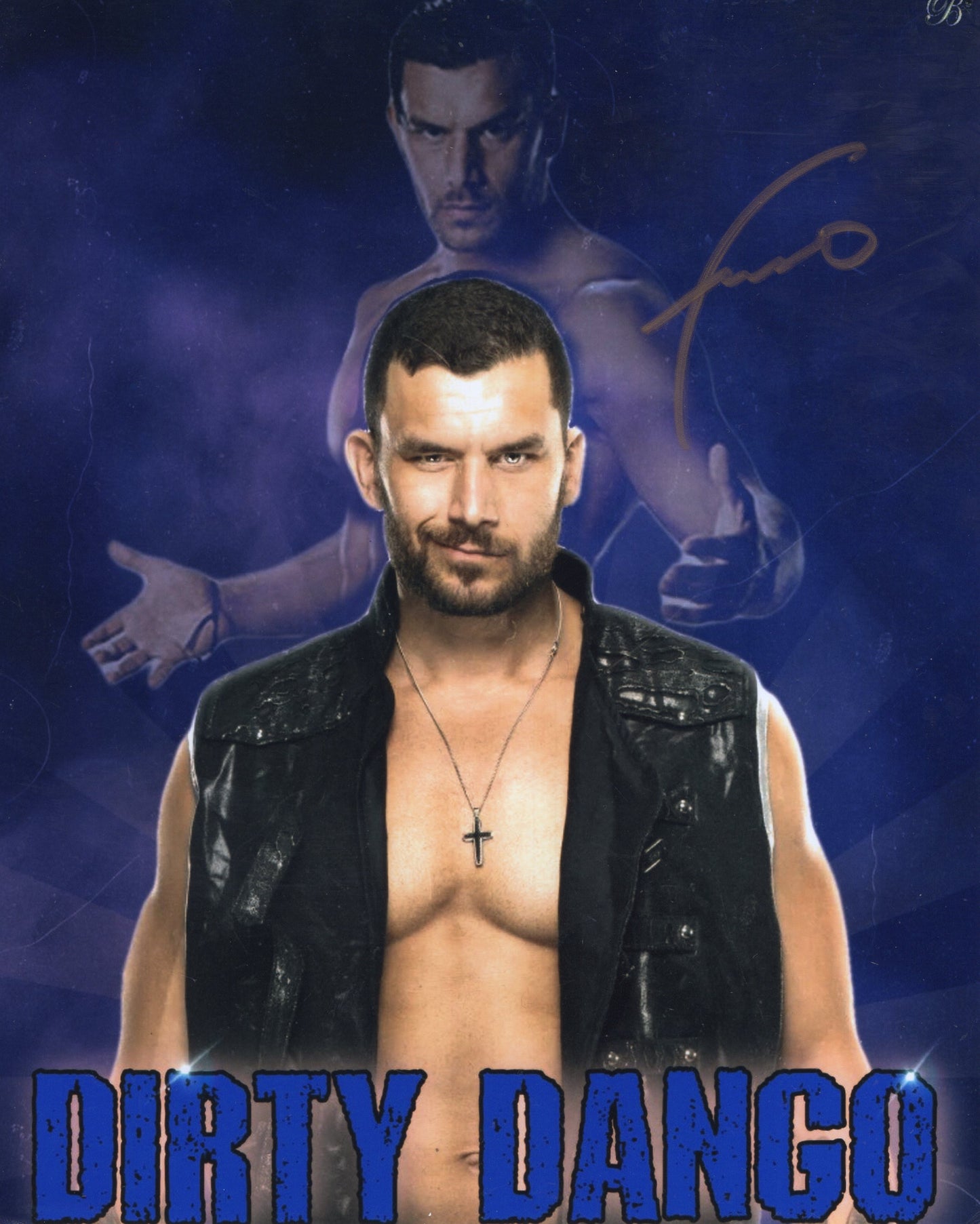 Fandango Dirty dango WWF WWE TNA 8x10 photo signed auto autograph