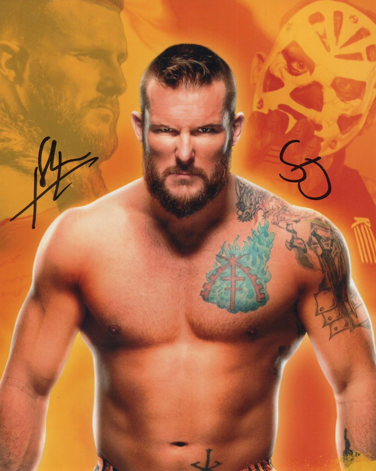 Shane Thorne Haste Slapjack (8x10 photo) WWE signed auto autograph