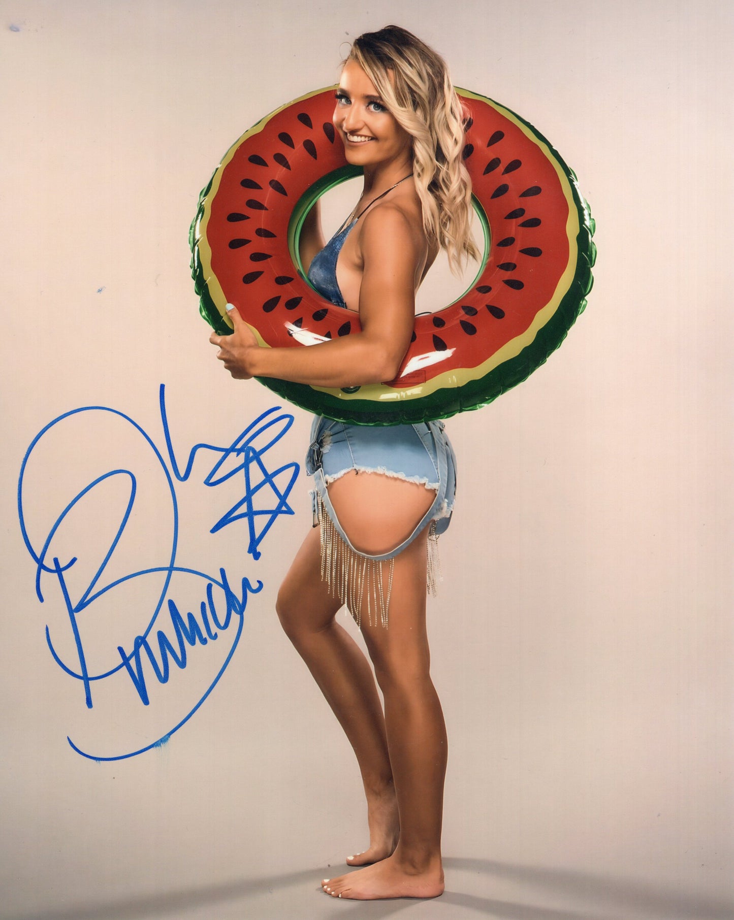 Xia Brookside (8x10) TNA WWE WWF AEW ROH photo signed auto autographed