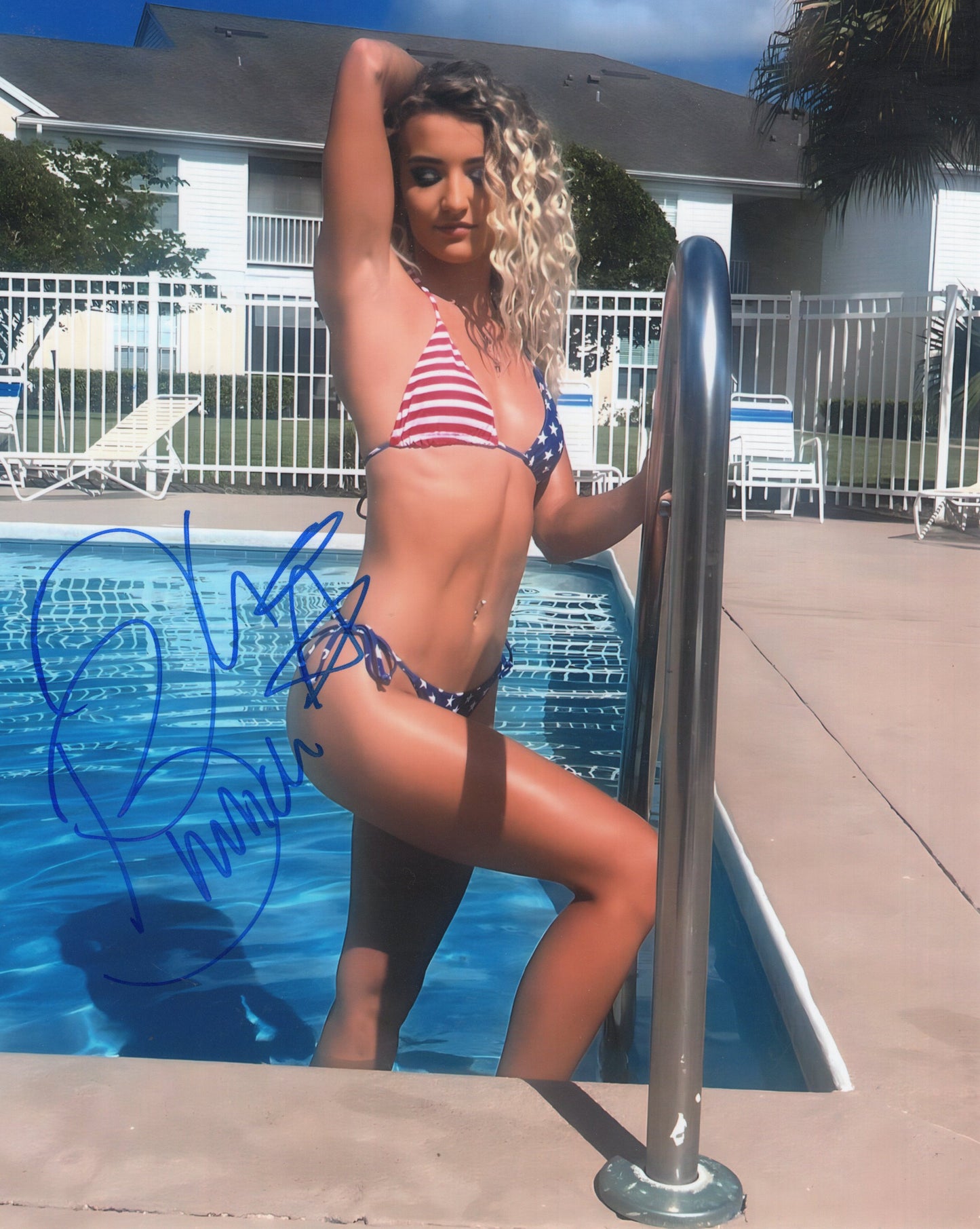 Xia Brookside (8x10) TNA WWE WWF AEW ROH photo signed auto autographed