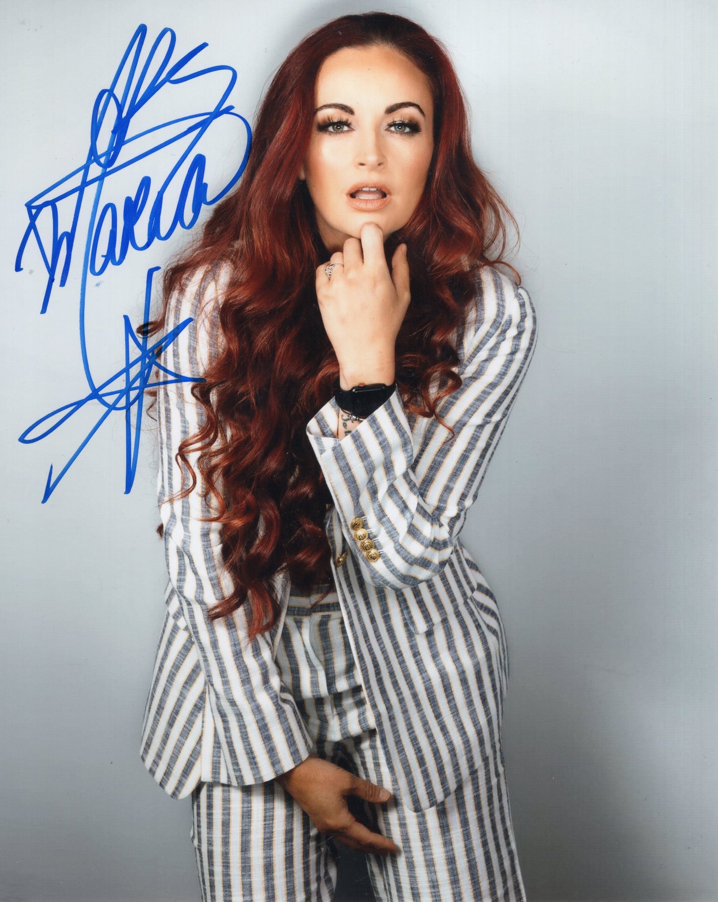 Maria Kanelis (8x10) TNA WWE WWF AEW ROH photo signed auto autographed